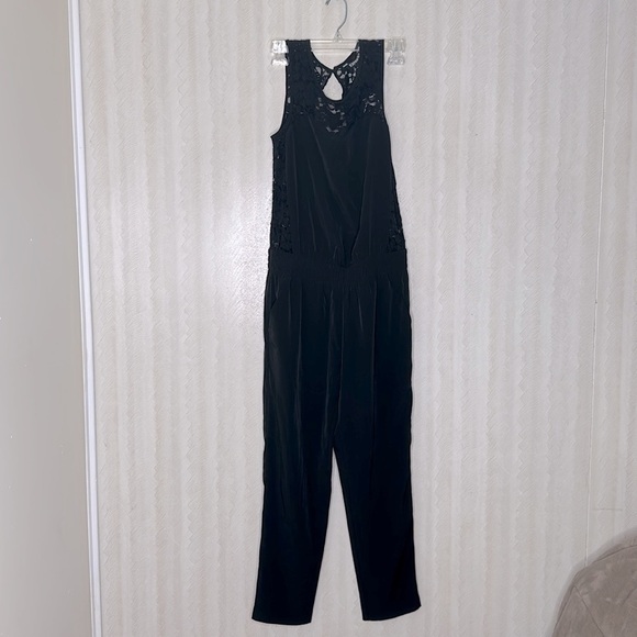 🆕 EXPRESS Lace Top Jumpsuit SIZE 0 - Picture 9 of 11